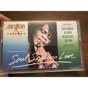 James Brown and Friends Cinemax presents Soul Session Live 1989 cassette